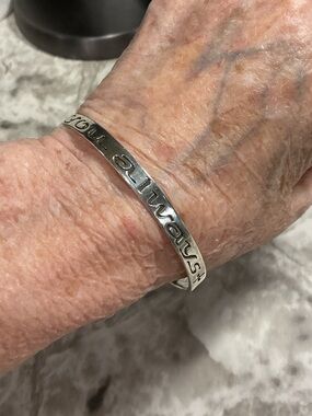 James Avery Retired Silver Bracelet -Matthew 28:30